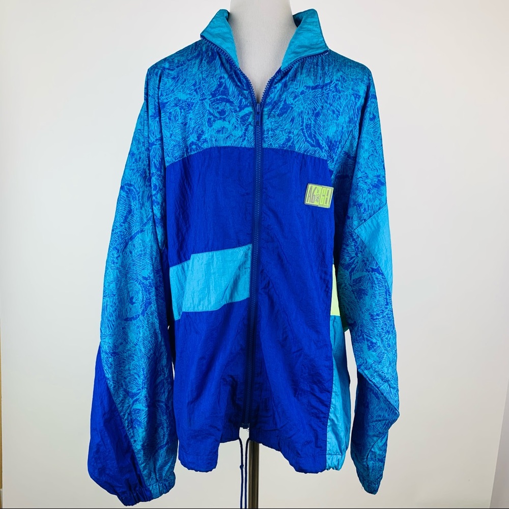 ASICS Vintage 90’s Blue Wind Breaker Large